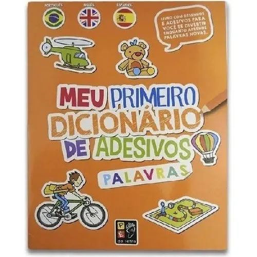 Meu Primeiro Dicionario De Adesivos Trilingue - Palavra Foto 1