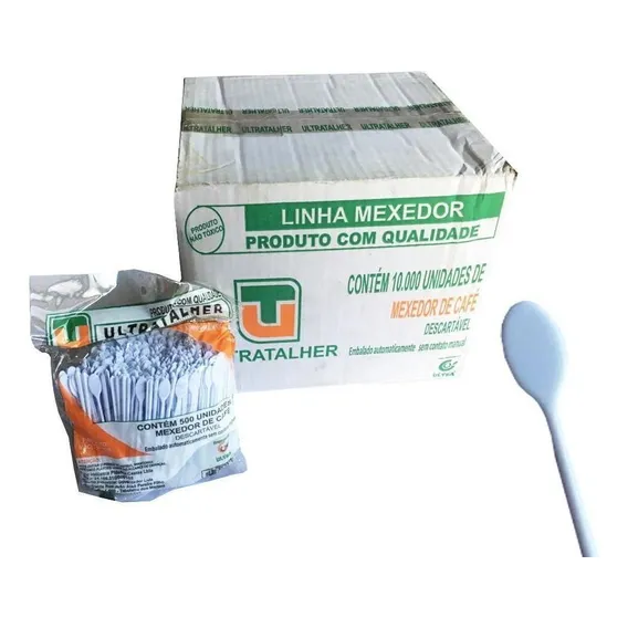 Mexedor Misturador Pequeno Café Branco Ultratalher C/10.000 Foto 1