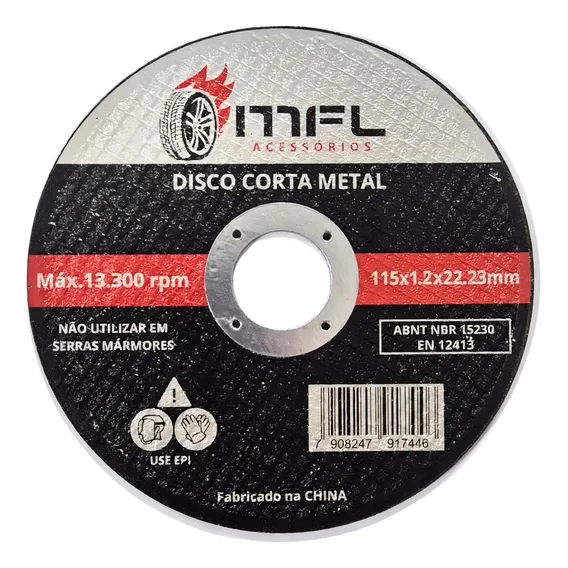 MFL Disco Corta metal kit 100 unidades 115mm Foto 1