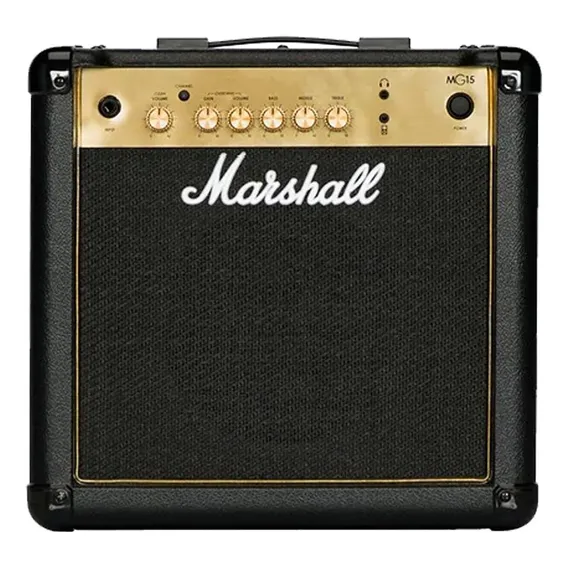 Mg15 Marshall Amplificador Para Guitarra Mg15g Gold Cor Preto 110v/220v Foto 1