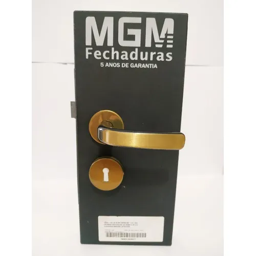 Mgm 533 Fechadura Stilo Roseta Bronze Latonado Porta Interna Foto 1