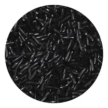 Miçanga Canutilho Torcido Bijuteria Com 6mm - Pacote De 500g Comprimento 6 Mm Cor Preto - Canutilho Torcido Diâmetro 3 Mm Foto mini 1
