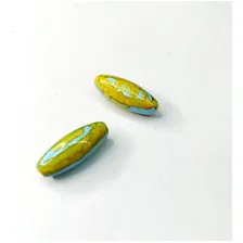 Miçanga - Missanga Conta Perolizada Oval 0844 - 500g Cor F05 Foto mini 1