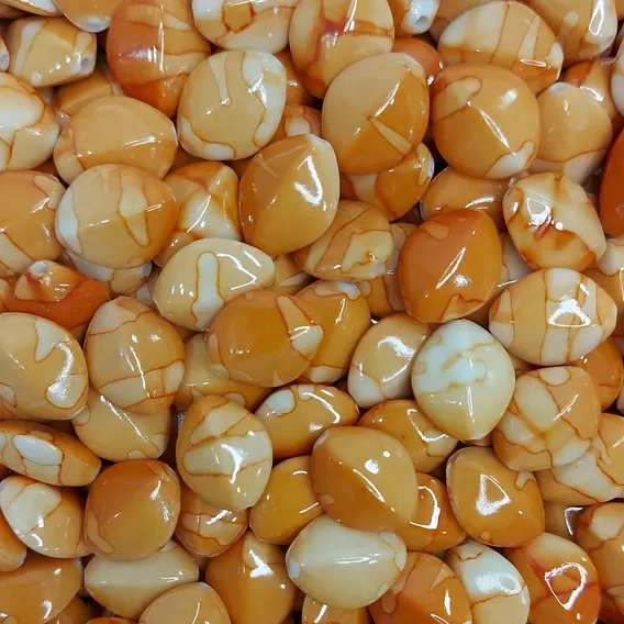 Miçanga Perolizada 0123 Laranja 100g Foto 1