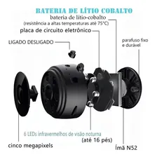 Micro Camera Espia Tempo Real Camera Wifi Externa Espiã 2pc Foto mini 4