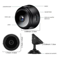 Micro Camera Espia Visão Noturna Wifi A9 Mine Ip Segurança C Foto mini  3