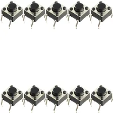 Micro Chave Tactil Push Button 6x6x5mm 4t - 10 Foto mini 1
