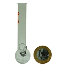 Micro Mini Bong Vidro Sadhu Bong Pipe Vidro 8,3 Cm Foto mini 1