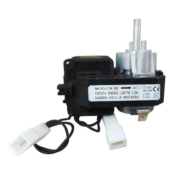 Micro Motor Exaustor Gelopar Cn20 127v Elco C/ Hélice 003672 Foto 1