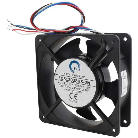 Micro Motor Ventilador Ventoinha Eos 120 X120 X 38mm Bivolt Foto 1
