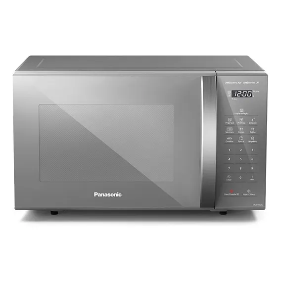 Micro-ondas 27 Litros St55lmrun Prata Panasonic 110v Foto 1