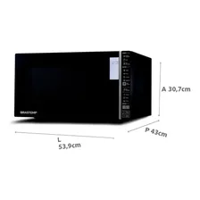 Micro-ondas Brastemp 32 Litros Preto Com Grill E Painel Inte 110V Foto mini 3