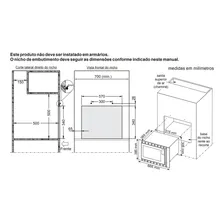 Micro-ondas De Embutir Fischer Inox 25l 220v Foto mini 4