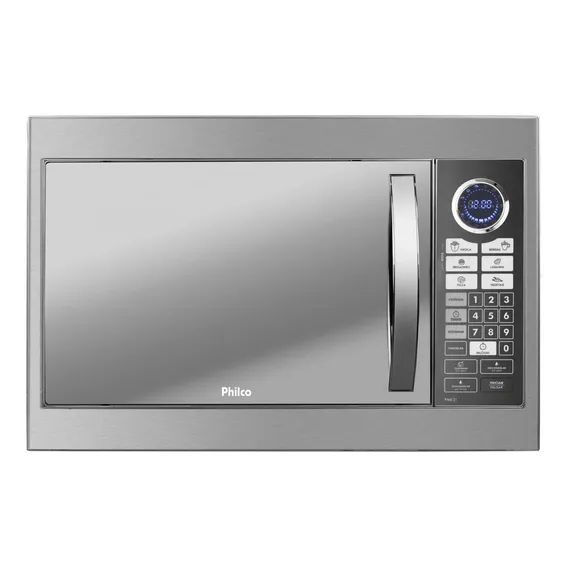 Micro-ondas De Embutir Philco Pme31bm 30l Espelhado 1400w Foto 1