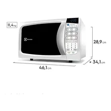 Micro-ondas Electrolux MTD30 branco 20L 127V Foto mini  3