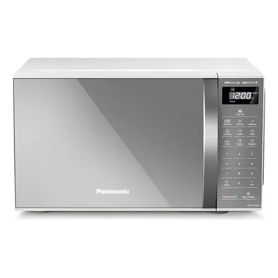 Micro-ondas Panasonic 21l Nn-st27 Branco E Inox 127v Foto 1