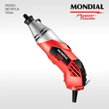 Micro RetÃfica 170W Vermelho Mondial FMR-01 Foto mini 2