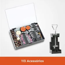 Micro Retifica 180w C/ 113 Peças Rt18ka Black Decker Potência 180 W 220v Foto mini  3