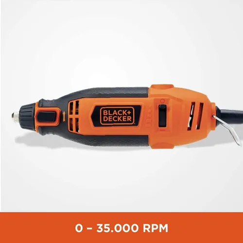 Micro Retifica 180w C/ 113 Peças Rt18ka Black Decker Potência 180 W 220v Foto 1