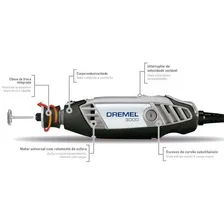 Micro retífica Dremel 3000 90W 220V 60Hz Foto mini 4