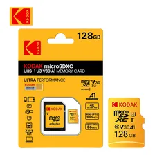 Micro Sdxc Kodak 128 Gb Uhs-i U3 V30 A1 Foto mini 1