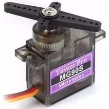 Micro Servo Motor Tower Pro Mg90 Mg90s Metal Gear Acessórios Foto mini  2