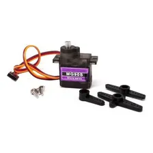 Micro Servo Motor Tower Pro Mg90s Metal Gear Com Acessórios Foto mini 4