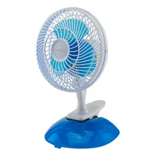 Micro Ventilador 20cm Mini 127v Ventisol Estrutura Branco Pás Azul Foto mini 4