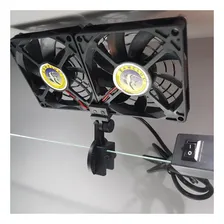 Micro Ventilador Duplo Zanclus - Cooler Para Aquario Bivolt Foto mini 2