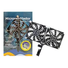 Micro Ventilador Duplo Zanclus - Cooler Para Aquario Bivolt Foto mini 1