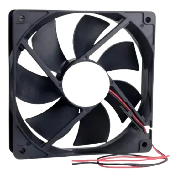 Micro Ventilador Ventoinha 120x120x25mm Fan Cooler 12v 0,30a Led Sem Led Foto 1
