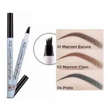 Microblading Caneta Fio A Fio Sobrancelha Marrom Escuro Foto mini 2