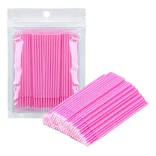 Microbrush Para Alongamento Cílios 100 Unidades Profissional Foto mini 1