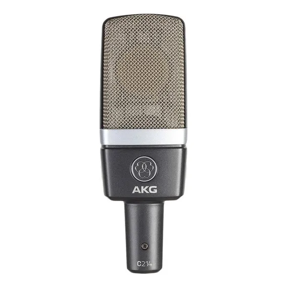 Microfone AKG C214 Condensador Cardioide cor cinza Foto 1