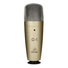 Microfone Behringer C-1 Condensador Cardioide cor dourado Foto mini 1