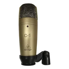 Microfone Behringer C-1 Condensador Cardioide cor dourado Foto mini 2