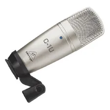 Microfone Behringer C1u Condensador Usb Profissional Cor Cinza Foto mini 2