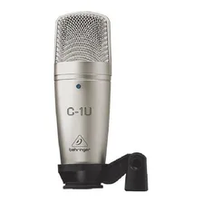 Microfone Behringer C1u Condensador Usb Profissional Cor Cinza Foto mini 3