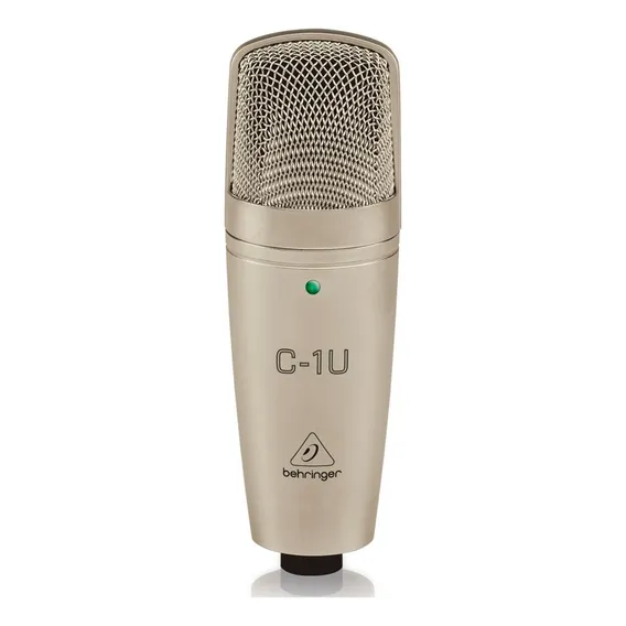 Microfone Behringer USB CONDENSER MICROPHONE C-1U Condensador Cardioide cor dourado Foto 1