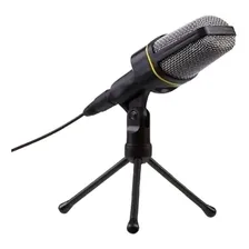 Microfone Com Fio Condensador Sf-920 Estudio Pc Cabo Xlr Cor Preto Foto mini 1