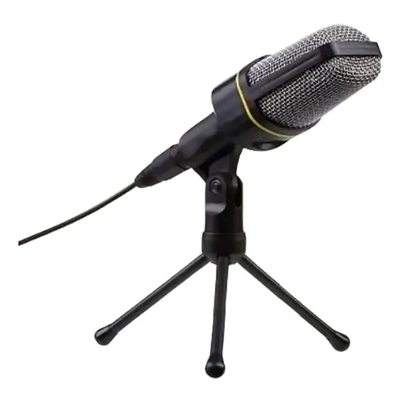 Microfone Com Fio Condensador Sf-920 Estudio Pc Cabo Xlr Cor Preto Foto 1