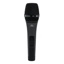 Microfone Com Fio Kadosh K-2 Cardioide K2 Com Cachimbo K 2 Cor Preto Foto mini 1
