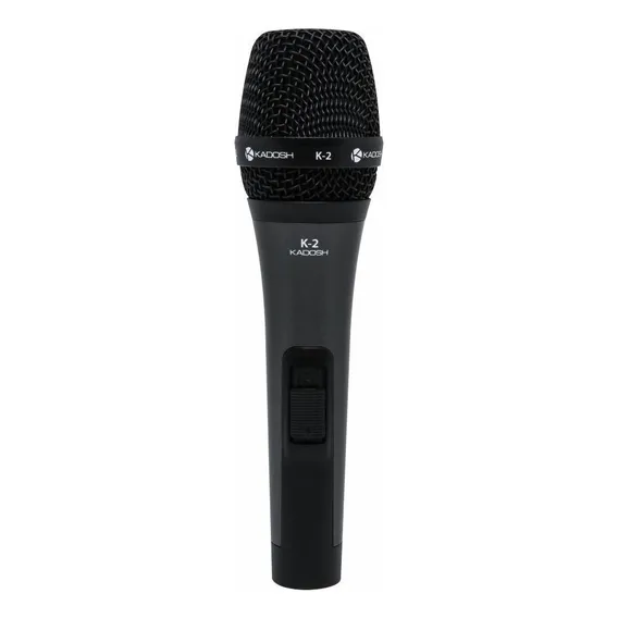 Microfone Com Fio Kadosh K-2 Cardioide K2 Com Cachimbo K 2 Cor Preto Foto 1