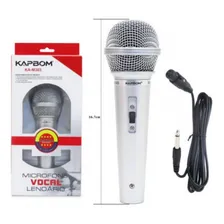 Microfone Com Fio Profissional Kapbom Ka-m303 Foto mini 1