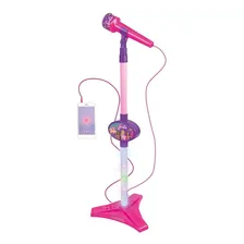 Microfone Com Pedestal Dreamtopia Barbie - Fun 576 Rosa Foto mini 2