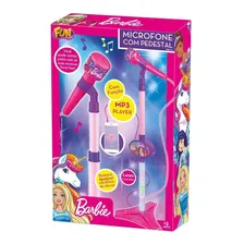 Microfone Com Pedestal Dreamtopia Barbie - Fun 576 Rosa Foto mini 1