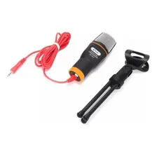 Microfone Condensador Com Tripé Cabo P2 Rápido Foto mini 4