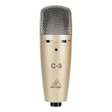 Microfone condensador multipadrão Behringer C3 - Oddity Gold Color Foto mini 1