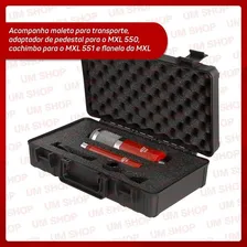 Microfone Condensador Mxl Kit 550/551 Red Com Dois Microfone Foto mini 4
