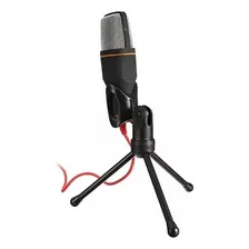 Microfone Condensador Para Gravação No Pc Com Cabo E Tripe Foto mini 4
